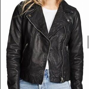 Madewell Washed Leather Motorcycle Jacket